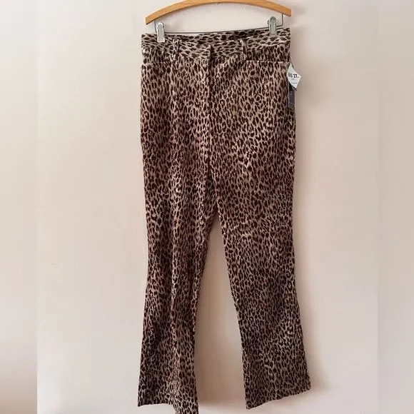 NWT cheetah print pants - Picture 1 of 6